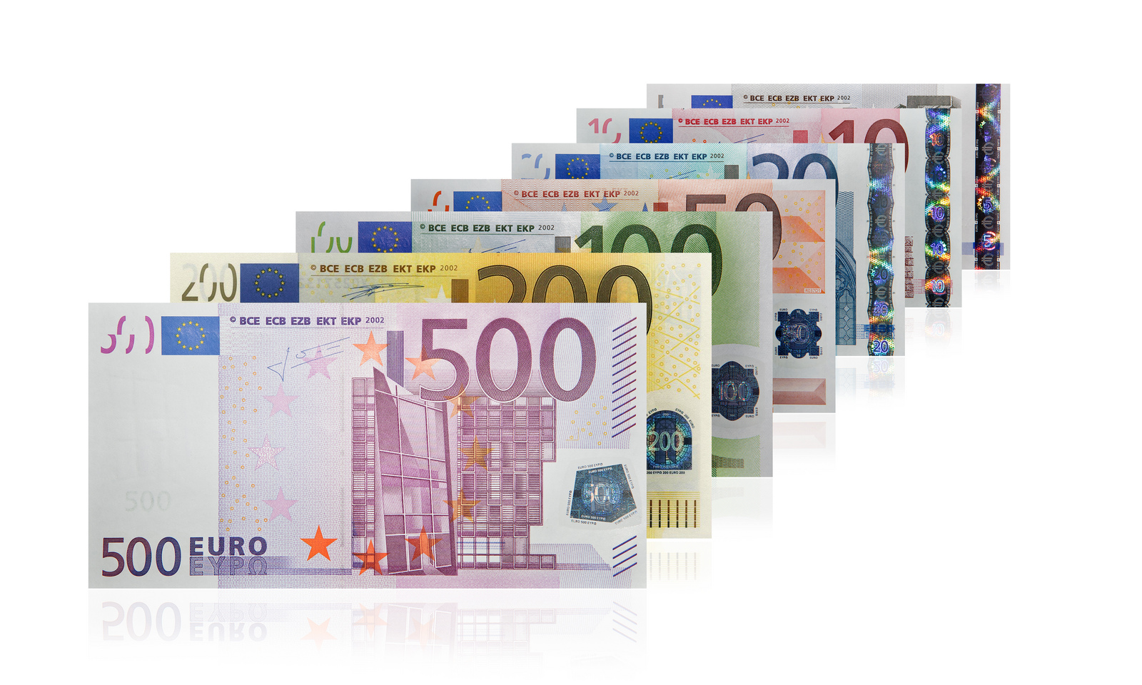 eiro banknotes